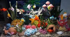 Italian Knitting Artist Creates An Impressive Crocheted Aquarium