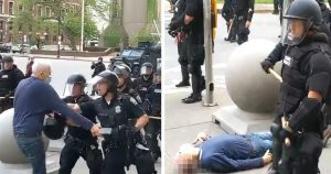 Buffalo Cops Shove Old Man To Ground, Starts Bleeding
