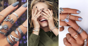how to stack rings in style